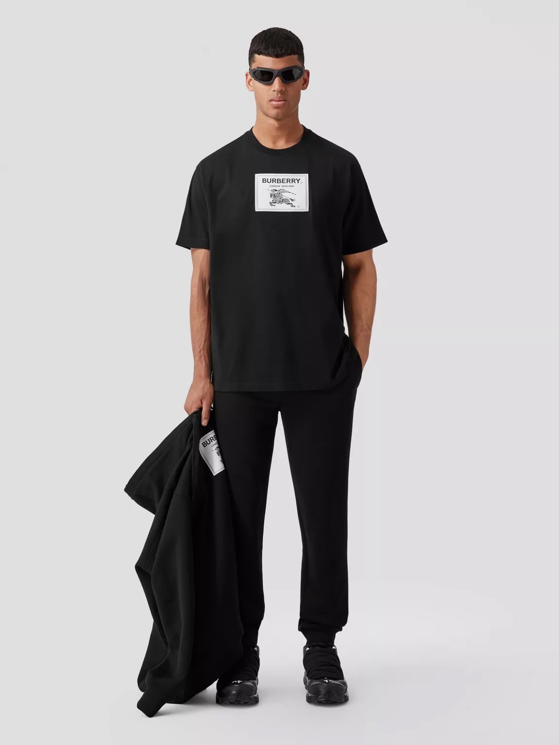 attribuut openbaar Geelachtig Burberry Prorsum Label Cotton T-shirt – Black – Saint Luxury
