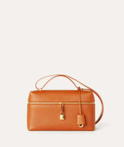 Loro Piana Extra Bag in Calfskin - Warm Tan/Sun Gold