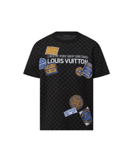 Louis Damier Travel SS Crewneck T-shirt - black