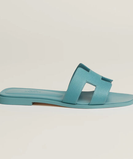 Hermès Oran Sandal - Bleu Minéral