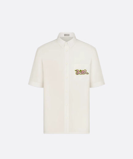 DIOR AND KAWS Short-Sleeved Shirt - white