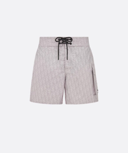 Dior Oblique Swim Shorts - grey