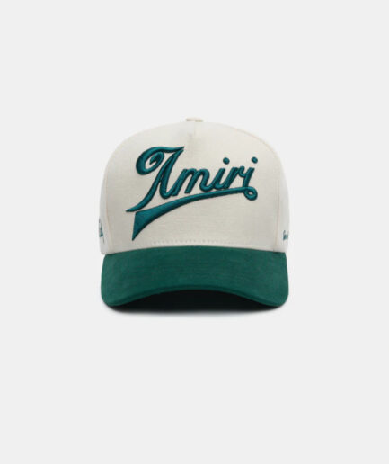 AMIRI Two Tone Canvas Cap - Sage Green