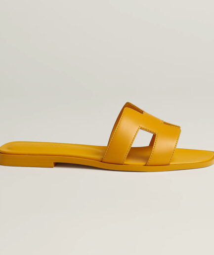 Hermès Oran Sandal - jaune topaze