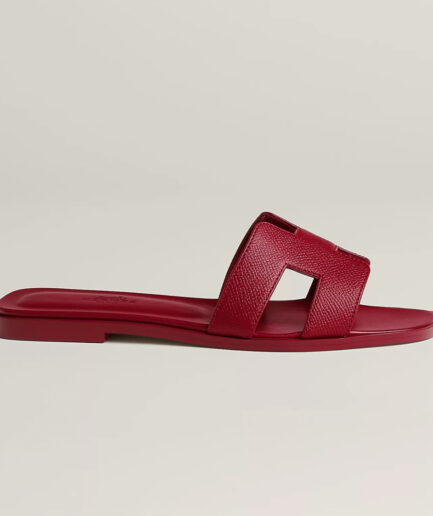 Hermès Oran Sandal - rose framboise