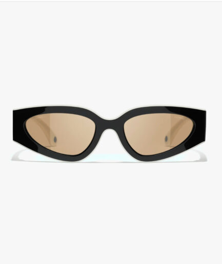 Chanel Cat Eye Sunglasses - Black & White