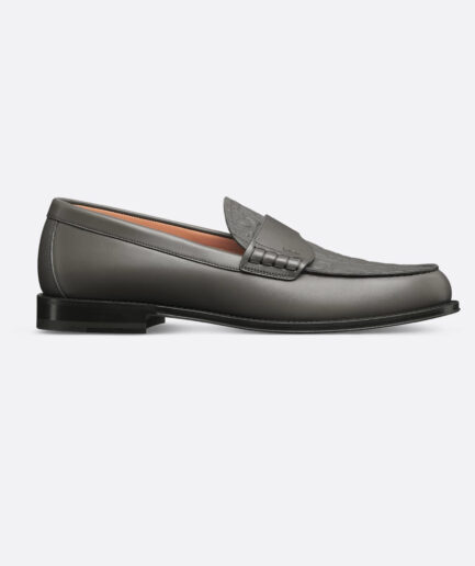 Dior Granville Loafer - Gray Smooth Calfskin