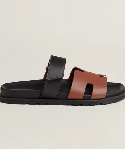 Hermès Chypre Sandal - rouge sépia / noir