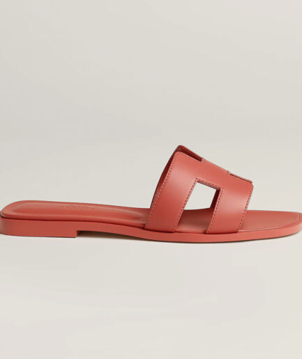 Hermès Oran Sandal - rouge tomette