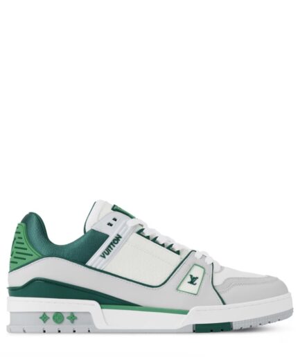 Louis Vuitton Trainers -  white/deep green