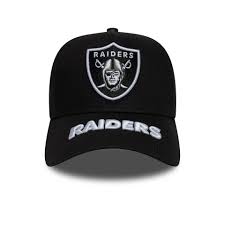 Las Vegas Raiders MLB Visor Hit Black 9FORTY E-Frame Adjustable Cap