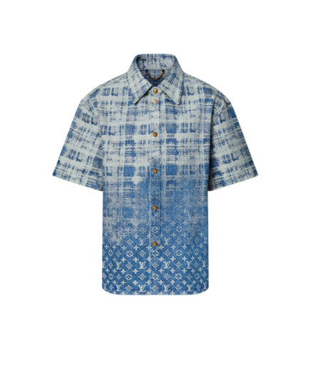 Louis Vuitton Faded Plain Denim Shirt - Blue