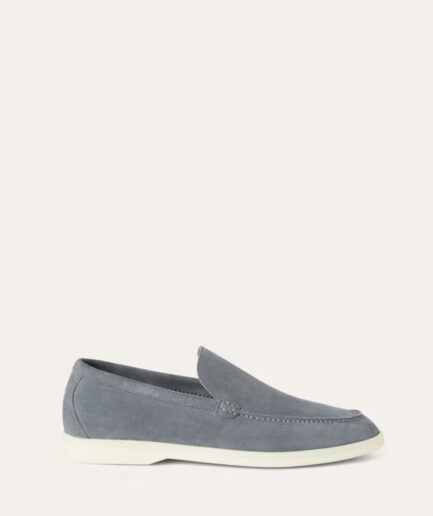Loro Piana Summer Walk Loafer Suede – Frozen Blue
