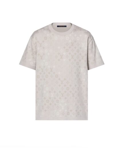 Louis Vuitton Monogram Short-Sleeved Crewneck T-shirt - light beige