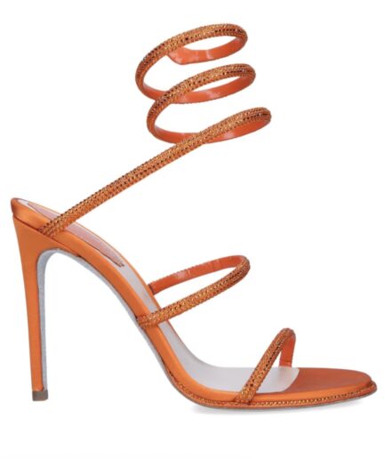 René Caovilla Cleo Orange Sandal 105