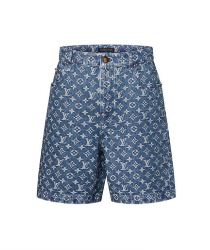 Louis Vuitton Monogram Denim Shorts - Indigo Blue