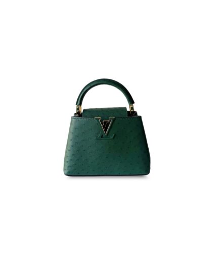 Louis Vuitton Capucines Mini Bag- Ostrich Green