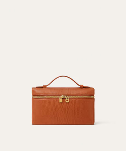 Loro Piana Extra Pocket L19 in Karung Snakeskin Leather - Sundown/Sun Gold