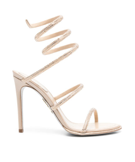 René Caovilla Cleo Beige Sandal 105