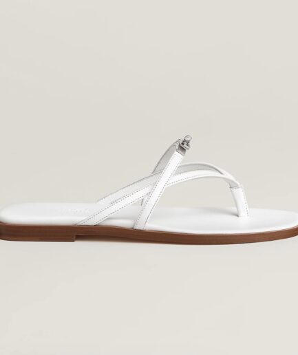 Hermes Miss Sandal- Blanc