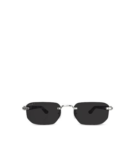 Cartier Rectangle Sunglasses – Black/Grey
