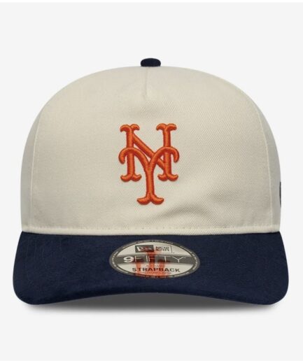 New York Yankees Adjustable Cap- Cream/Navy