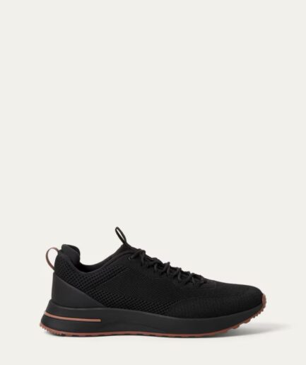 Loro Piana Week End Walk Suede Sneaker – Black