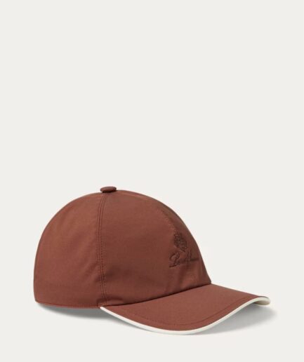 Loro Piana Baseball Cap- Sanguine Pencil/Ivory