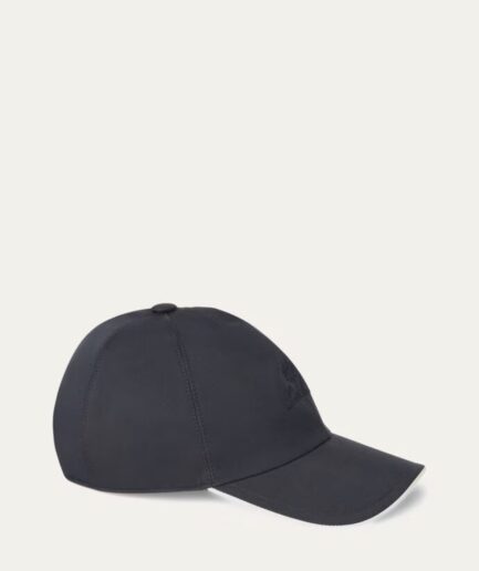 Loro Piana Baseball Cap- Tonal Navy Blue/Ivory