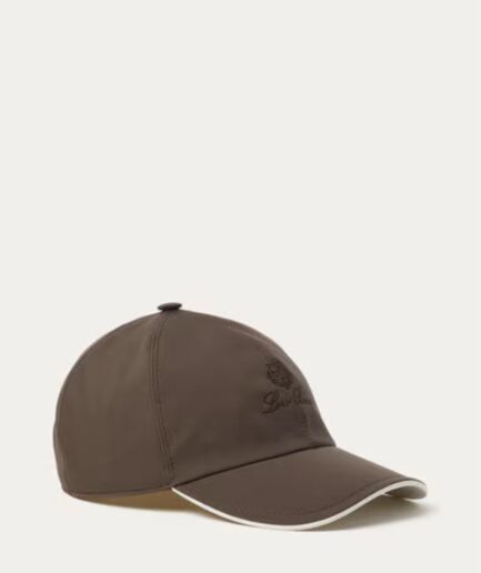Loro Piana Baseball Cap- Cedar Bronze/Ivory