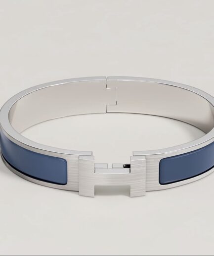 Hermès Clic HH Bracelet – Bleu Tempete Mat