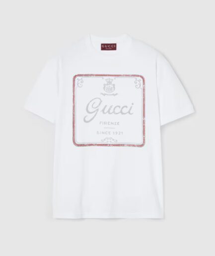 Gucci Firenzi Print Shirt- White