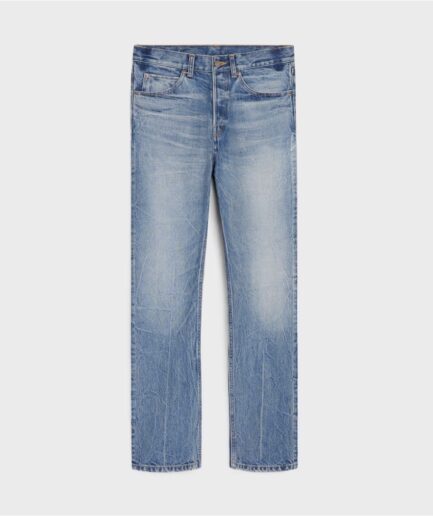 Celine Kurt Jeans in Cotton Denim-Blue