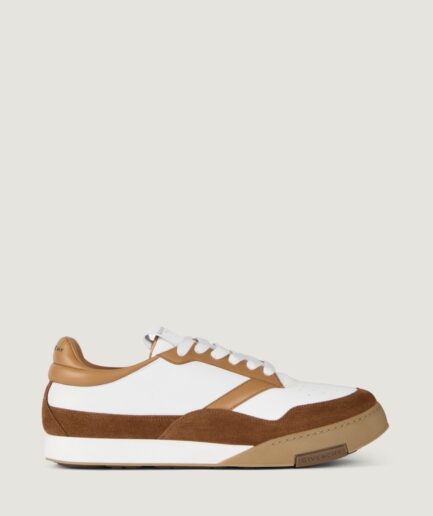 Givenchy Yard Sneaker in Leather and Suede- Beige/White