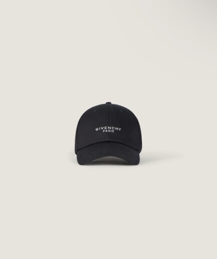 Givenchy Paris Embroidered Cap- Black