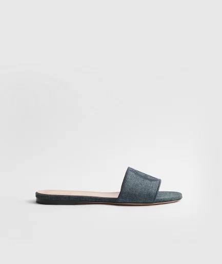Dior Medallion Slide- Deep Blue