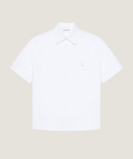 Givenchy Patch Seams Shirt- White
