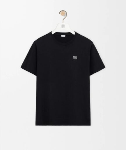 Loewe Regular Fit in Cotton T-shirt- Black/White