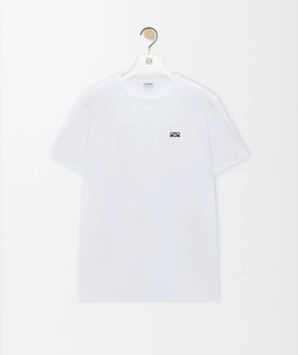 Loewe Regular Fit in Cotton T-shirt- White/Black