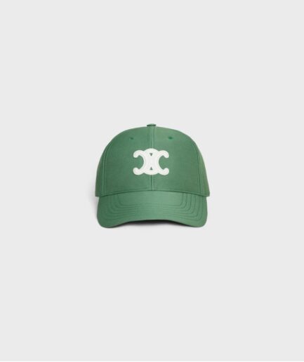 Celine Triomphe Baseball Cap- Chlorophyll
