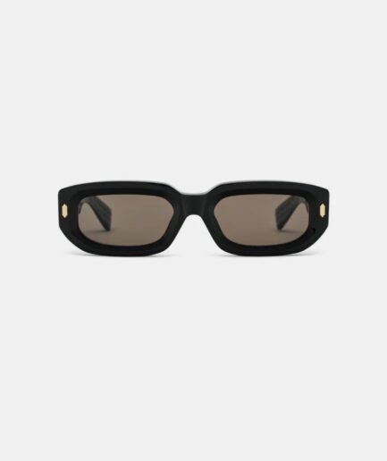 Amiri Fairfax Exposed Sunglasses- Black/Gold
