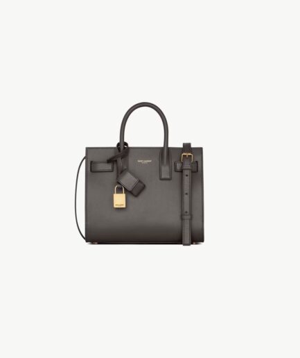 Saint Laurent Sac De Jour In Smooth Leather – Urban Grey