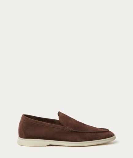 Loro Piana Summer Walk Loafer Suede – Corteccia Brown