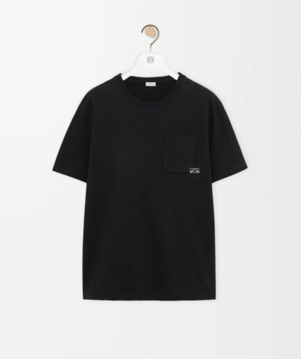 Loewe Regular Fit in Cotton T-shirt- Black/White