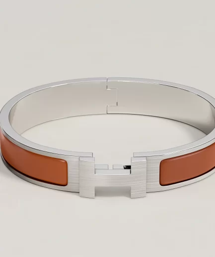 Hermès Clic HH Bandana Bracelet – Gold Mat