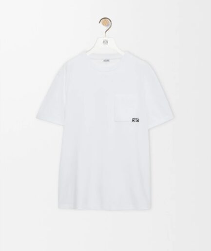 Loewe Regular Fit in Cotton T-shirt- White/Black